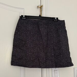 Avia Black Patterned Mini Skort